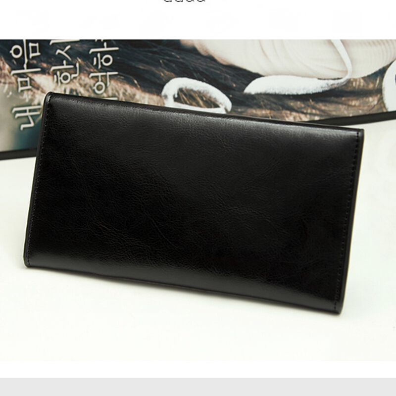 SUOAI Echtem Leder Brieftasche Damen Hohe Qualität Weiche Lange Geldbörse Mode Weibliche Brieftaschen Kartenhalter