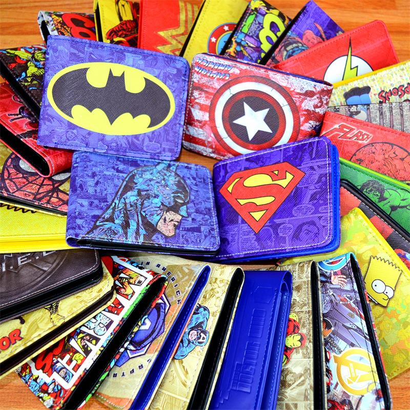 COMICS DC MARVEL THE AVENGERS HULK IRON MAN THOR CAPTAIN AMERICA SUPERMAN GeldBöRSE LOGO CREDIT OYSTER LIZENZ KARTE