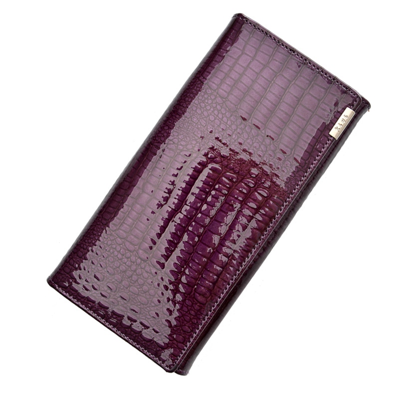 Damen Geldbörsen Marke Design Hochwertigem Leder Brieftasche Weibliche Haspe Mode Alligator Lange