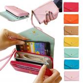 Großen Verkauf neue Ankunft Mode Dame Damen Leder Geldbörse Telefon Brieftasche Kurze Tasche Kartenhalter