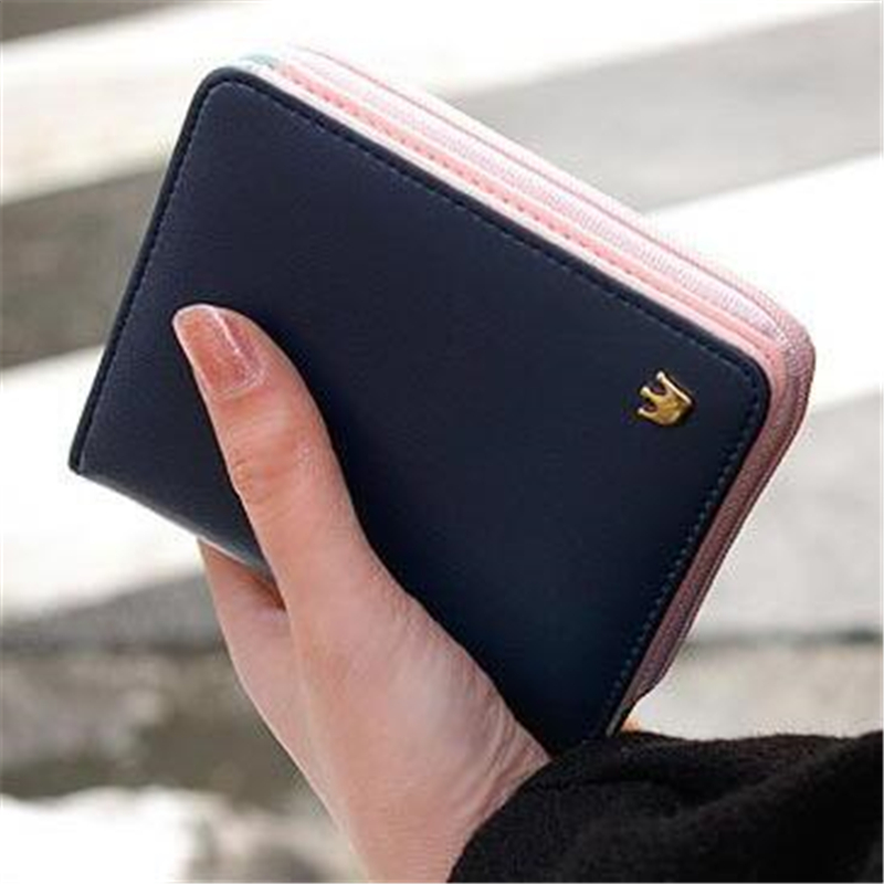 Damen Kurze Brieftasche Kupplung Schöne Vintage Damen Handtasche Mode Kupplung Geldbörse Kartenhalter