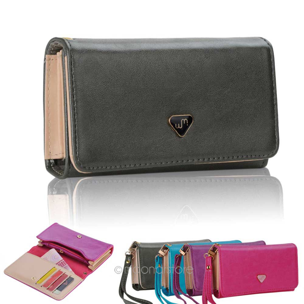 mode süßigkeiten farbe Damen umschlag Geldbörse multifunktionale pu clutch bag solides Telefon case