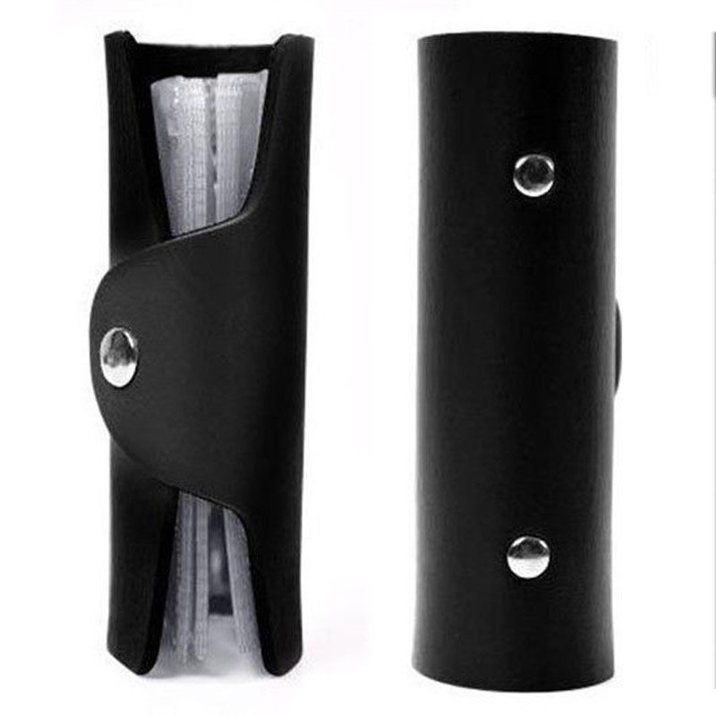 Mode Schlanken Pu Leder Tasche Business ID Kreditkarteninhaber Geldbörse für 24 Karte Hohe Qualität