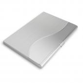 Business ID Kreditkarteninhaber Geldbörsen halter Box Vogue Edelstahl Silber Aluminium passdecke Inhaber