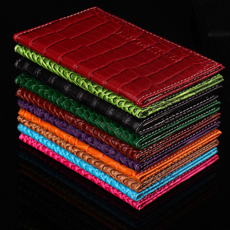 Passdecke Neue Ankunft Pu Leder Alligator Prägung Passort Halter Schutz Visitenkartenhalter