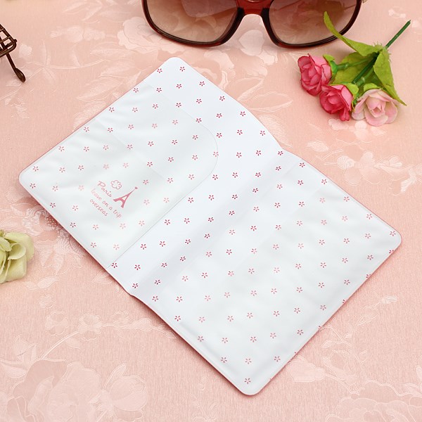 1 stück Mode Neue Reisepass Dokumente Tasche Reise Süß pass abdeckung ID Karte Rosa Kaffee