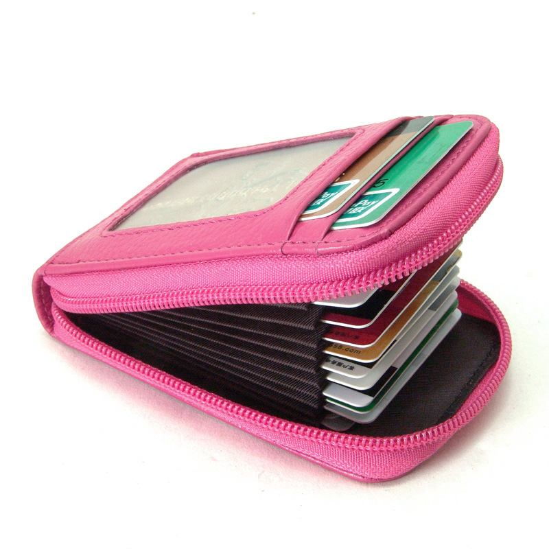 Aus Echtem Leder Unisex Kartenhalter Geldbörsen Hochwertigen Weiblichen Kreditkarte Halter Damen Kissen BarGeld