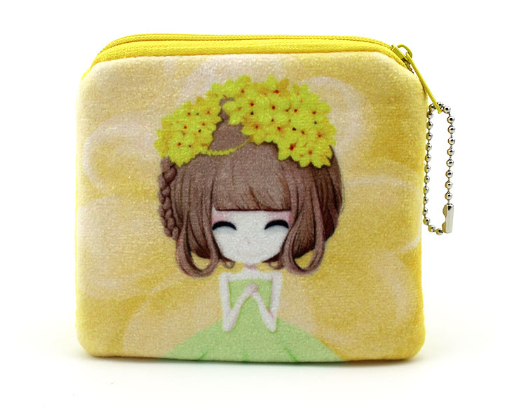 neue Stil Tragbare Mini Geldbörse Kawaii Plüsch Geldbörse Kinder Mädchen ändern Damen Brieftasche