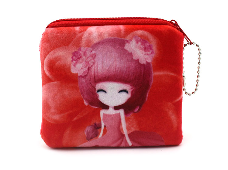 neue Stil Tragbare Mini Geldbörse Kawaii Plüsch Geldbörse Kinder Mädchen ändern Damen Brieftasche