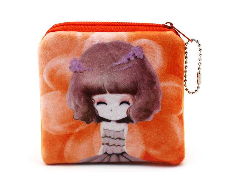 neue Stil Tragbare Mini Geldbörse Kawaii Plüsch Geldbörse Kinder Mädchen ändern Damen Brieftasche