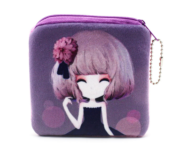 neue Stil Tragbare Mini Geldbörse Kawaii Plüsch Geldbörse Kinder Mädchen ändern Damen Brieftasche