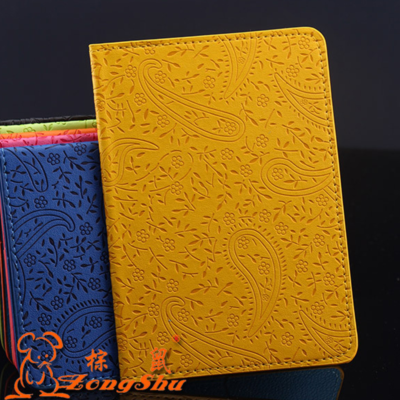 Neue  pu Leder pass halterabdeckung Luxus Reisepass fällen Fahrkarte beutel casual Pakete Tasche pass Tasche