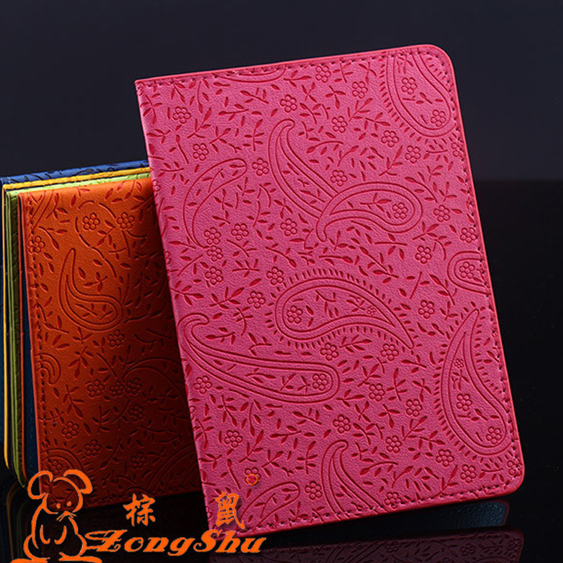 Neue  pu Leder pass halterabdeckung Luxus Reisepass fällen Fahrkarte beutel casual Pakete Tasche pass Tasche