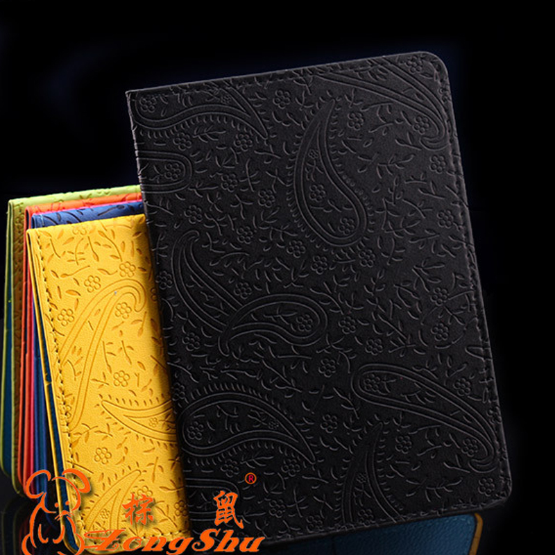 Neue  pu Leder pass halterabdeckung Luxus Reisepass fällen Fahrkarte beutel casual Pakete Tasche pass Tasche