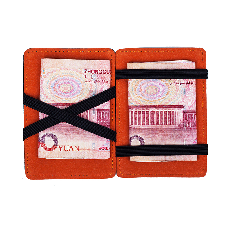 Heißer Herren Magie Karte Taschen Mode Geld Solide Dünne Brieftasche Kartenhalter Geldbeutel Reisetasche