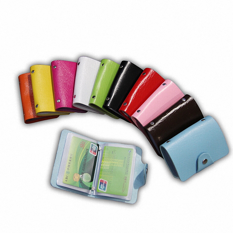 24 Slots kreditkarten Herren und Damen pu Leder Kredit Kartenhalter ID halter kartenhalter Business Case