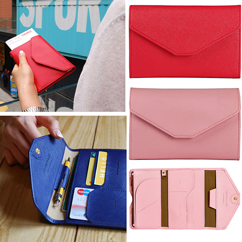 Kredit ID Kartenhalter Reisepass Cash Organizer Tasche Geldbörse Brieftasche Handtaschen