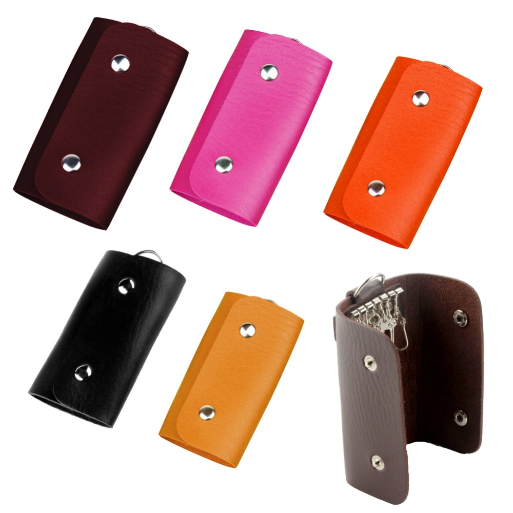PU Leder Qualität Marke heißer Verkauf neue Mode Stil Solid Key Wallets Beutel Autokeeper Halter