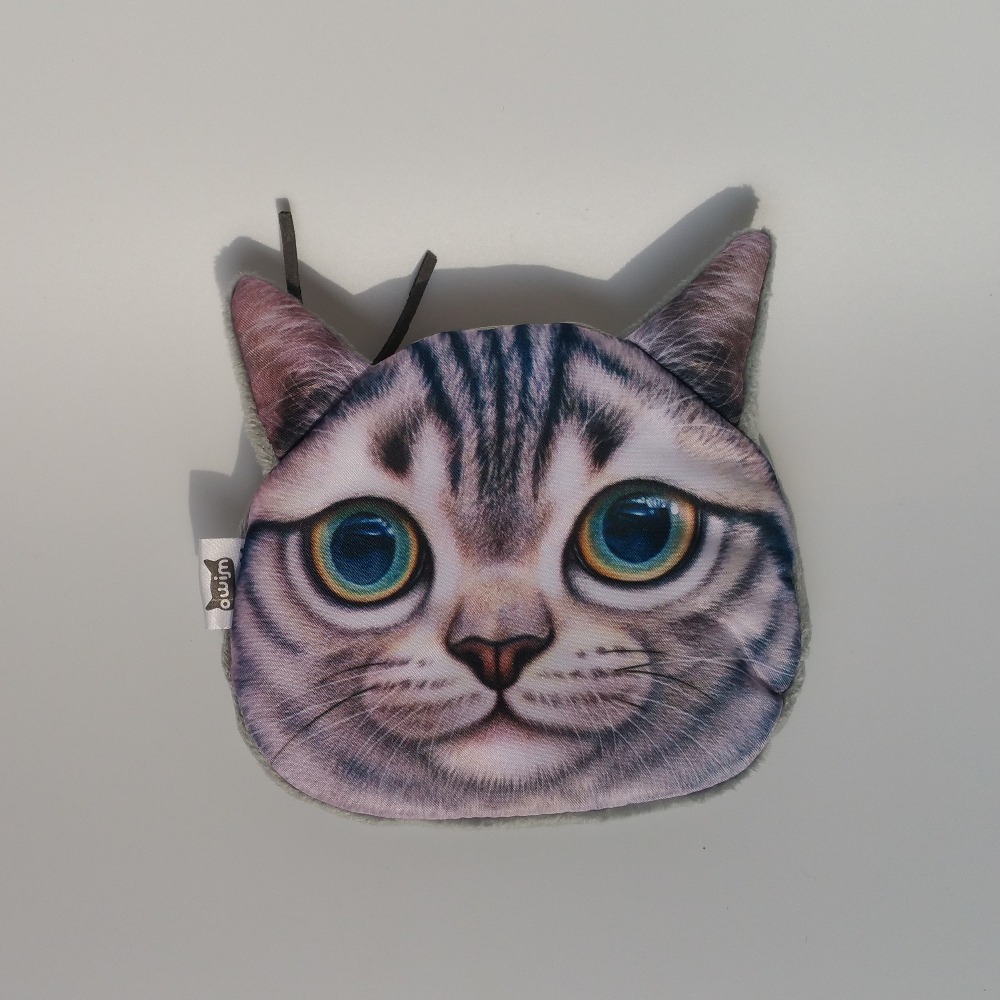 Neuheit Geldbörsen Cute Dog Face Katzen gesichts Reißverschluss Kasten münzenGeldbeutel mappen