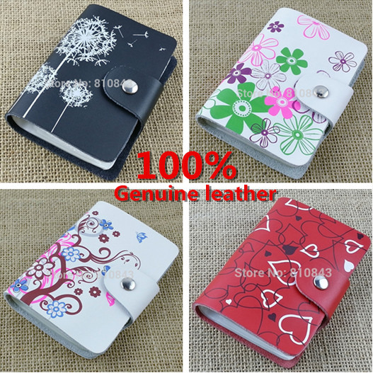 Freies Verschiffen 100% echtem Leder Kredit Name Kartenhalter Großhandel echte RindsLeder Karte