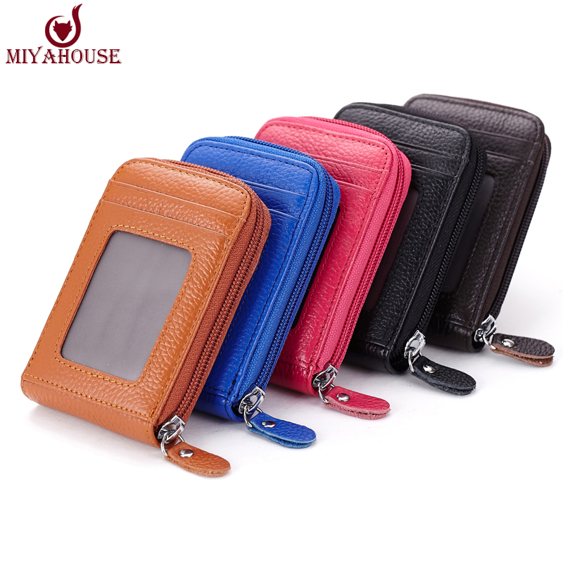 Echtes Leder Unisex Kartenhalter Geldbörsen Hochwertigen Weiblichen Kreditkarte Halter Damen Kissen kartenhalter