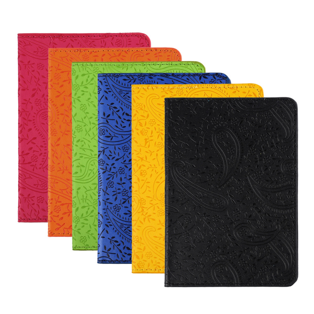 Neue Lavendel Reisepass Abdeckung PU Leder ID Visitenkarte Halter Reisen Tasche Brieftasche Ticket Beutel Packungen