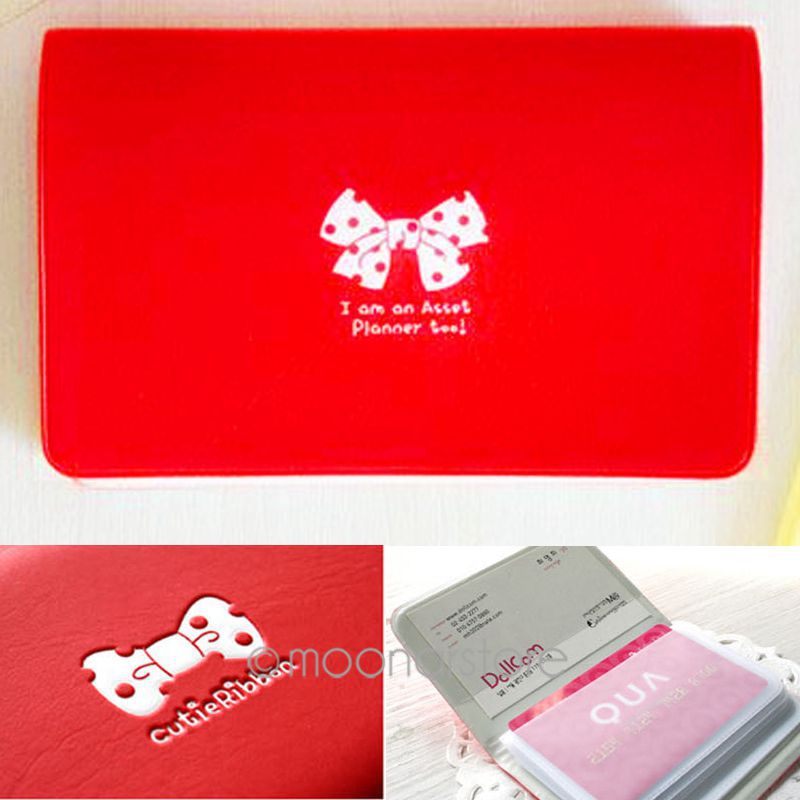 Korea Fashion Business Kreditkarteninhaber Taschen Leder Schnalle Scheckkartebeutel etui ID Karte Brieftaschen