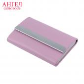 Luruxy Leder Business Kreditkarte Name ID Kartenhalter Brieftasche Kreditkarteninhaber Leder Tasche Passdecke Karte