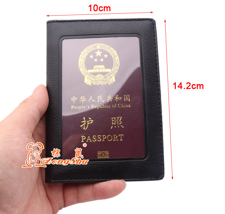 Transparent Russland Passdecke Klare Karte ID Inhaber für Reisen Passport Taschen