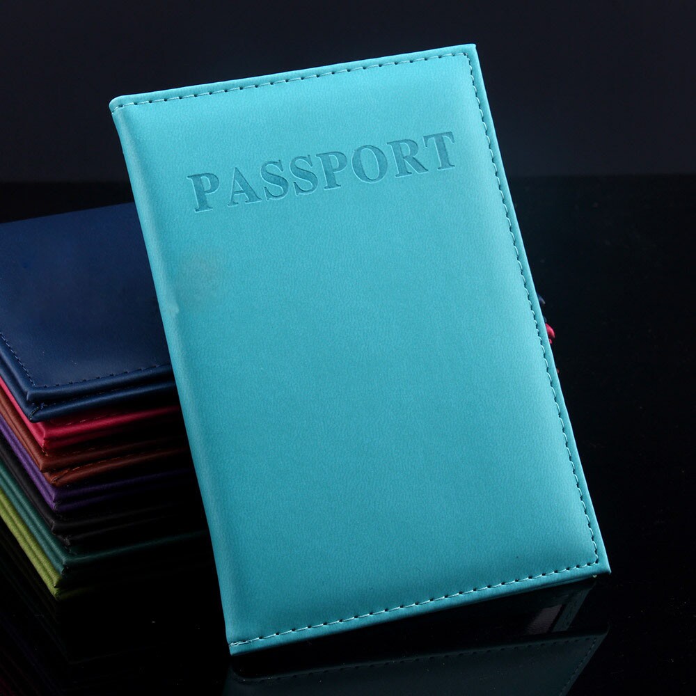1 stück Hohe Qualität Unisex Damen Herren Reisepassinhabers Pu Leder Geldbörse ID Kreditkarteninhaber