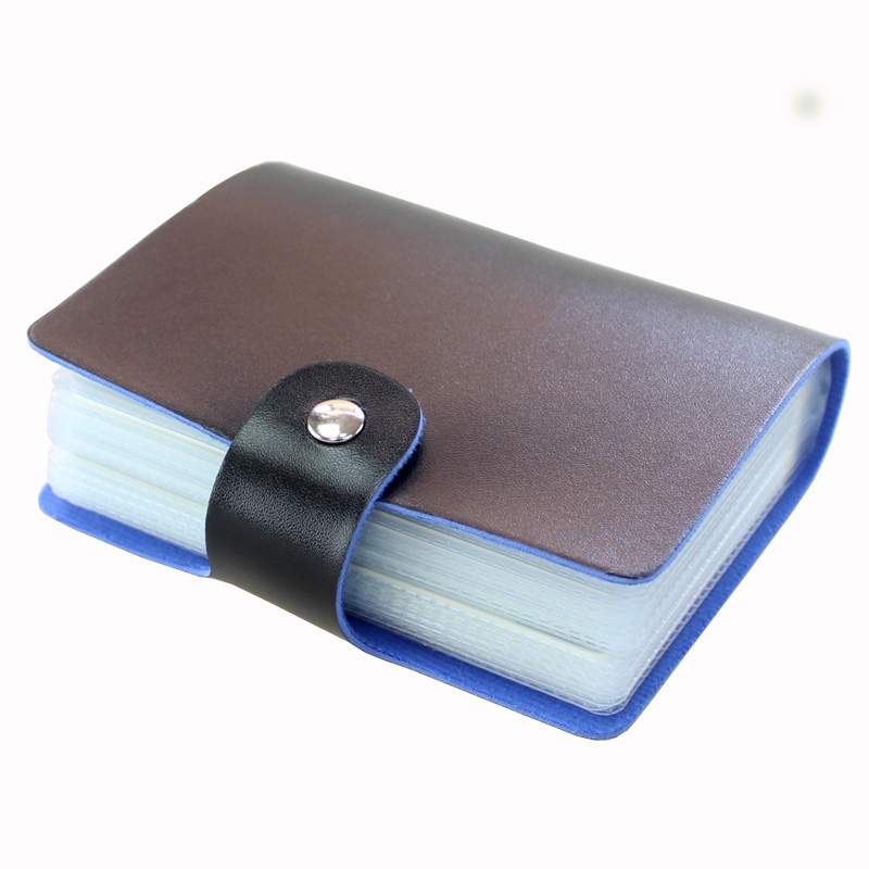 Fashion Business Kreditkarteninhaber Taschen Leder Schnalle Scheckkartebeutel 60 Karte Identifikation halter