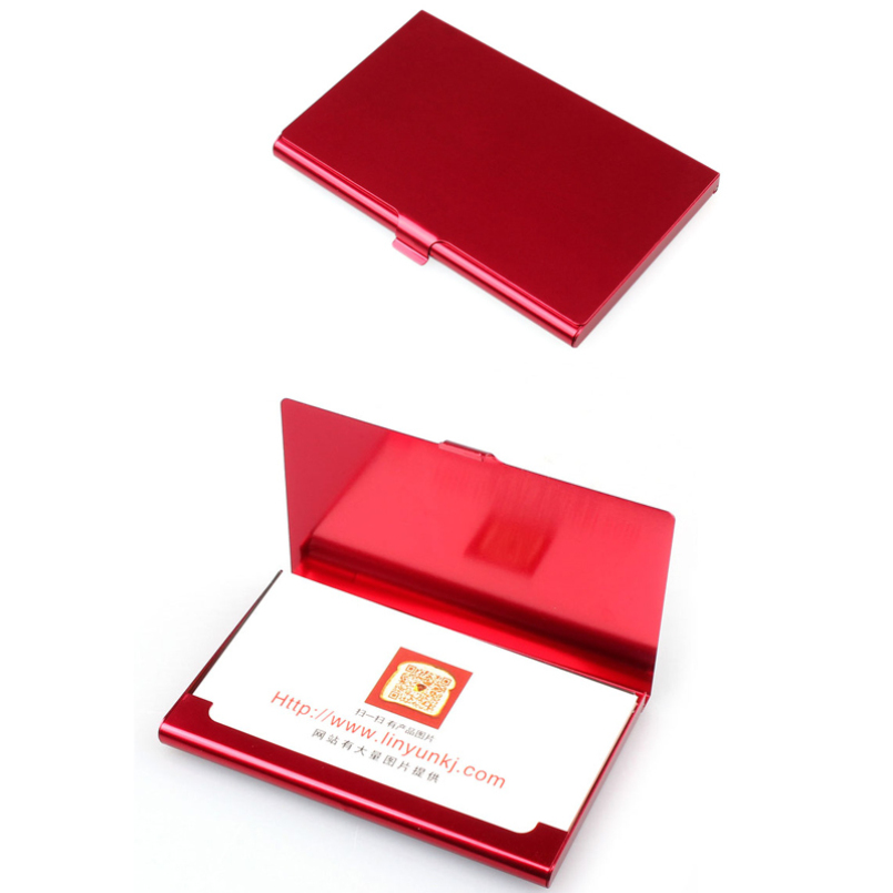 Ausgezeichnete Qualität Top Marke Business ID Kreditkarteninhaber Brieftaschen Pocket Case Kreative Aluminium Metal