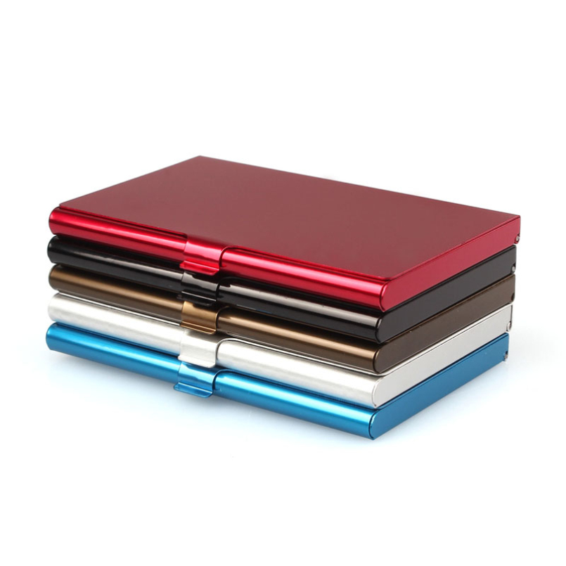 Ausgezeichnete Qualität Top Marke Business ID Kreditkarteninhaber Brieftaschen Pocket Case Kreative Aluminium Metal