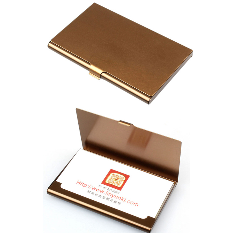 Ausgezeichnete Qualität Top Marke Business ID Kreditkarteninhaber Brieftaschen Pocket Case Kreative Aluminium Metal