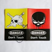 Neue jungen wie kühle karikatur pass hüllen Herren reisen passdecke pvc Leder 3D Design 22 verschiedene Farben