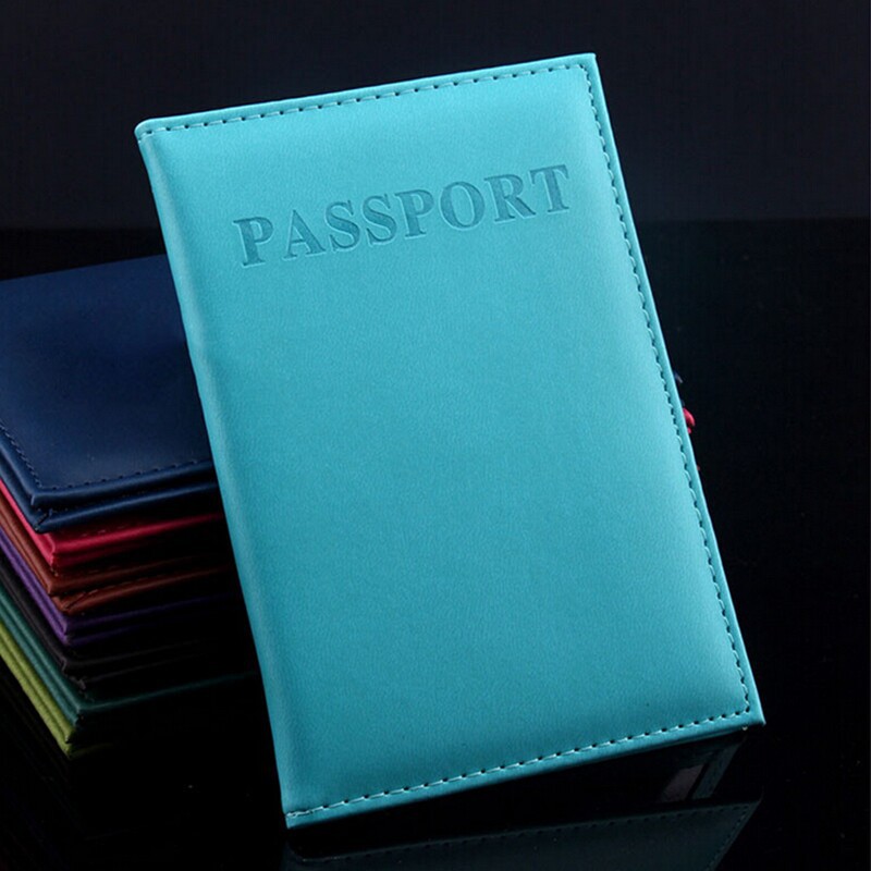 heiße Damen Herren Mode Faux Leder Reisepassinhabers Id karten beutel Passport Wallet Schutzhülle