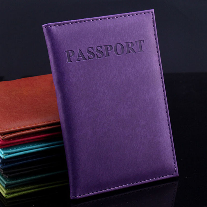 heiße Damen Herren Mode Faux Leder Reisepassinhabers Id karten beutel Passport Wallet Schutzhülle