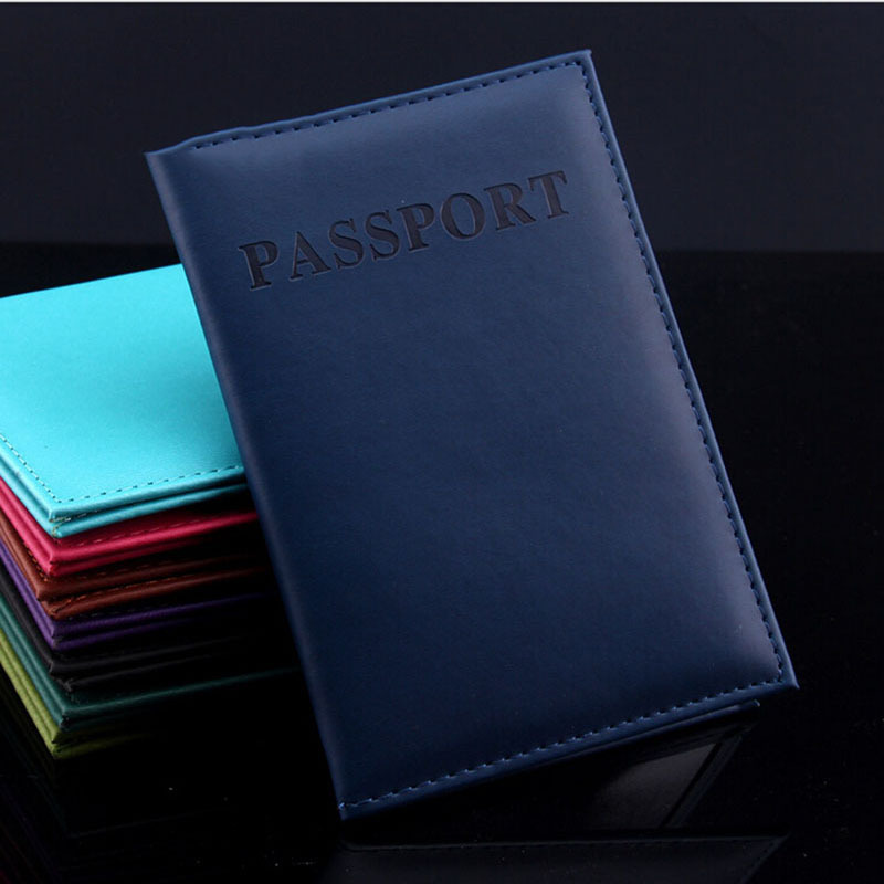 heiße Damen Herren Mode Faux Leder Reisepassinhabers Id karten beutel Passport Wallet Schutzhülle