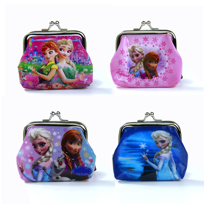 1 stück Geldbörsen Elsa Anna Olaf Platz Haspe PVC Münze Geldbörse Mädchen Snow Queen elsa Brief