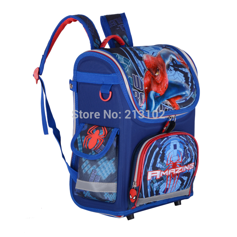 neue kinder Schultaschen für jungen orthopädische wasserdichte Rucksäcke Kind junge spiderman Buch Tasche