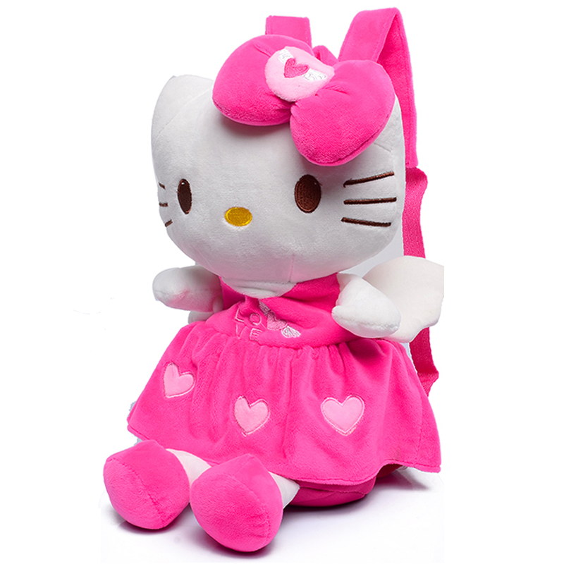 Schönen weichen splush stereo hallo kitty kinder Schultasche Mickey Minnie schulRucksack für mädchen junge