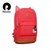 Nette Katze Ohr Cartoon Leinwand Rucksack Für Damen Mädchen Schulranzen Taschen Rucksack Schule Rucksack kind