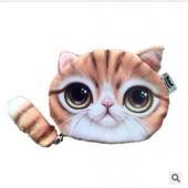 Freies verschiffen  herbst neue meow sterne schwanz dekoration Plüsch Geldbörse Großhandel handy Tasche
