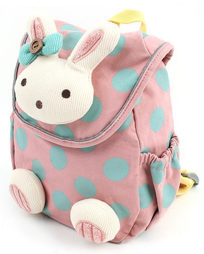 einzelhandel Tier design kinder jungen mädchen 3D niedlichen kaninchen Schultasche anti verlorene Rucksack kinder