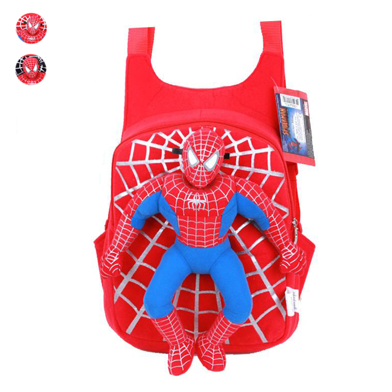 Nette Neue 3D Spiderman Schultasche Rucksack Jungen Kinder Kinder Cartoon Schultaschen Rucksäcke Baby Kind Escolar