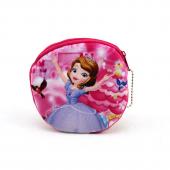 Neue  Kawaii Cartoon Sofia Die Ersten Kinder Plüsch Geldbörse Reißverschluss Geldbörse Brieftasche