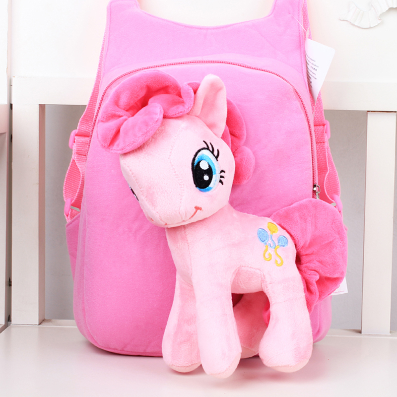 Neue Marke Qualitäts nette 3D My Little Pony Minion plüsch Rucksack kinder Umhängetasche Cartoon Schultasche