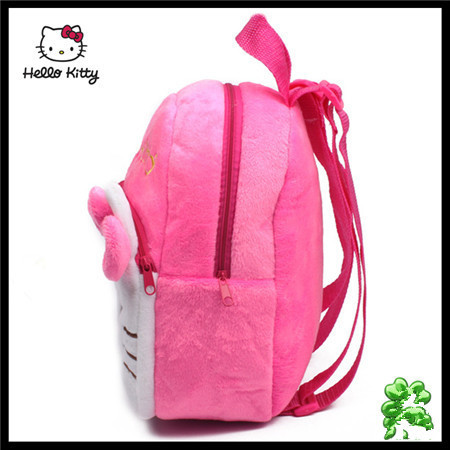 Hot 1 2 jahre alte kleine kinder plüsch Hallo Kitty bogen Rucksack Kind baby mädchen nette vorschule