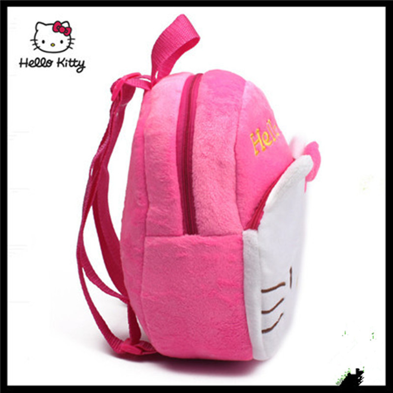 Hot 1 2 jahre alte kleine kinder plüsch Hallo Kitty bogen Rucksack Kind baby mädchen nette vorschule