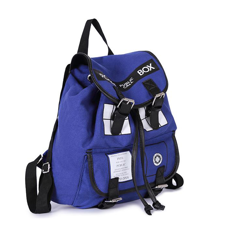 tardis Rucksack Damen schnalle lumpen Arzt der tardis Tasche Damen Rucksack schulranzen für Jugendliche